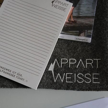 Appart Weisse Urlauben Am Wolfgangsee Санкт Гилген Екстериор снимка