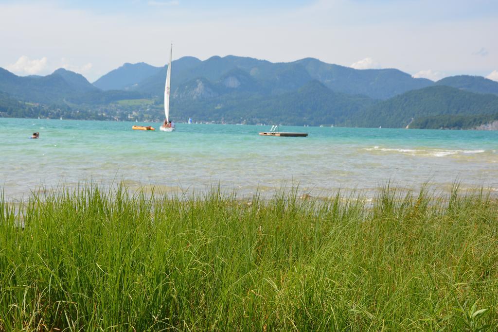 Appart Weisse Urlauben Am Wolfgangsee Санкт Гилген Екстериор снимка